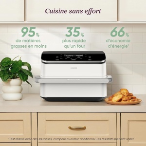 Friteuza cu aer cald COSORI TwinFry 10L, 5-in-1, control inteligent - Img 6