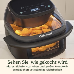 Friteuza cu aer cald Cuisinart ClearView, 8.5L, 1800W, PFAS-free - Img 3