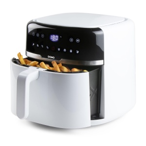 Friteuza cu aer cald DOMO DO1148FR, 8L, 1800W, alba