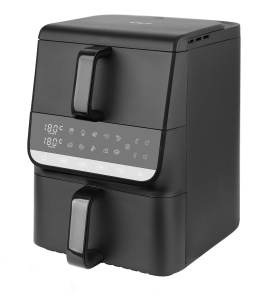 Friteuza cu aer cald Emerio AF-133542, 10L, 2500W, 2 zone de gatit, negru - Img 5