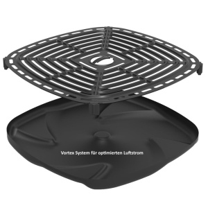 Friteuza cu aer cald EMERIO AF-133935.1, 4.2L, 1400W, Digital - Img 5