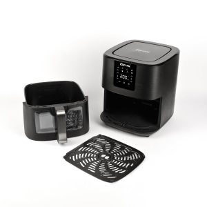Friteuza cu aer cald Girmi FG79 Ecofrit 9L 1700W 8 programe Digital Display Negru mat - Img 6