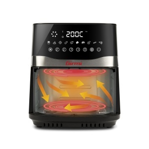 Friteuza cu aer cald Girmi FG90 Ecofrit Premium 2200W 9L Display digital Functie de decongelare - Img 3
