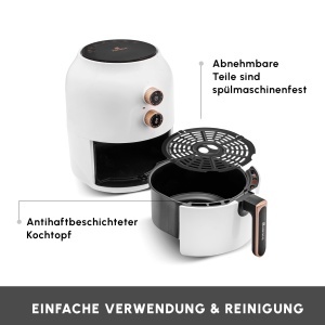 Friteuza cu aer cald Karaca Multifry 35L 1300W Functie Timer Curatare Usoara - Img 9