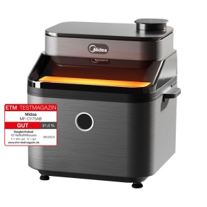 Friteuza cu aer cald Midea MF-CY75AB, 7L, 1650W, 8 programe, Timer 12h