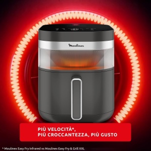 Friteuza cu aer cald Moulinex Easy Fry Infrared 7L, capacitate mare, tehnologie infrarosu - Img 3