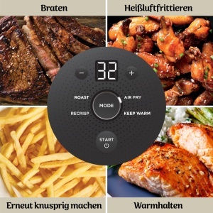 Friteuza cu aer cald Ninja CRISPi FN101EUST, 3.8L, 1700W, culoare Stein - Img 9