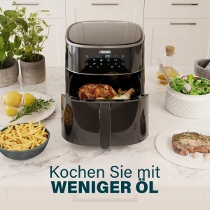 Friteuza cu aer cald Princess 182254, 8 L, 1800 W, neagra - Img 4