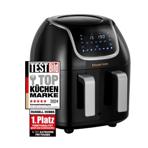 Friteuza cu aer cald Russell Hobbs 27290-56S, 8.5L, 8 programe, Touchscreen