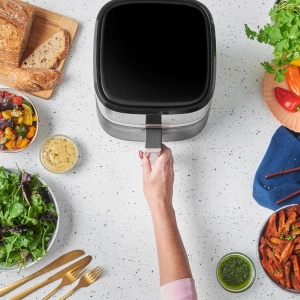 Friteuza cu aer cald Russell Hobbs SatisFry 4,3L 1800W Negru - Img 8