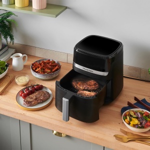 Friteuza cu aer cald Russell Hobbs SatisFry 5,5L 1500W Negru - Img 3