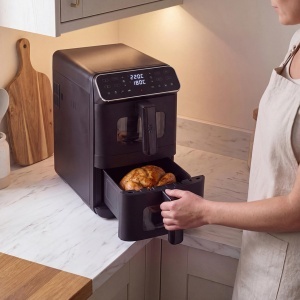 Friteuza cu aer cald Salter VertiCook, 9 l, 2400 W, 2 sertare - Img 2