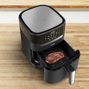 Friteuza cu aer cald Tefal Easy Fry Grill EY5058 XL 42L 2-in-1 8 programe - Img 7