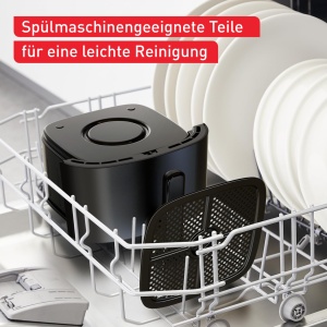 Friteuza cu aer cald Tefal Easy Fry Max EY2458 5L 10 programe Negru - Img 7