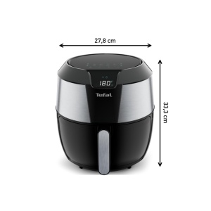 Friteuza cu aer cald Tefal Easy Fry XXL EY701D 1850W 16 kg Touchscreen NegruInox - Img 8