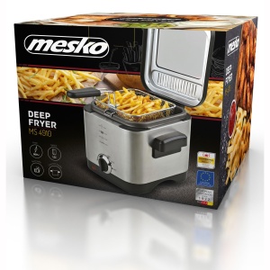 Friteuza electrica Mesko MS4910, 1.5 litri, 900W, inox - Img 9
