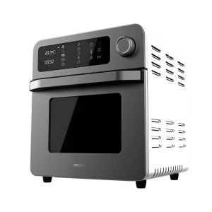 Friteuza pentru cuptor Cecotec BakeFry 1500 Touch 15 litri 1700 W Rezultate mai sanatoase Ecran tactil 10 meniuri preprogramate Otel inoxidabil 60-230 - Img 1