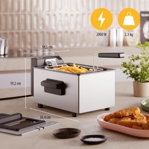 Friteuza Tristar FR-9327, 3 litri, 2000W, Cool Zone, Termostat reglabil 190C - Img 2