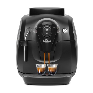 Gaggia Besana, aparat de cafea complet automat pentru espresso si cappuccino, boabe de cafea, RI8081, 1400 W, negru, 100% Made in Italy - Img 1