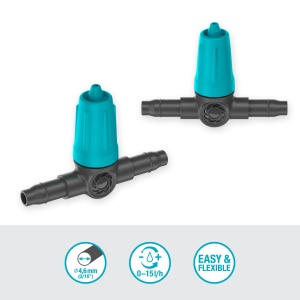 Gardena Micro-Drip-System 13315-20 Picurator Reglabil 0-15 lh Set 10 Bucati - Img 2