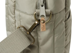 Geanta de scutece Jollein Puffed Moss - Olive Green - Hidrofug - Geanta pentru carucior - Geanta pentru bebelusi Multifunctionala - Olive Green - Img 6