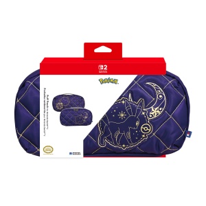 Geanta de transport HORI pentru Nintendo Switch 2, stil Psiana si Nachtara, violet - Img 4