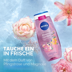 Gel de dus NIVEA Floral Love 250 ml, cu parfum de flori orientale, pH neutru - Img 4