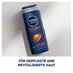 Gel de dus NIVEA MEN Sport 500 ml cu aroma de lamaie si minerale - Img 2