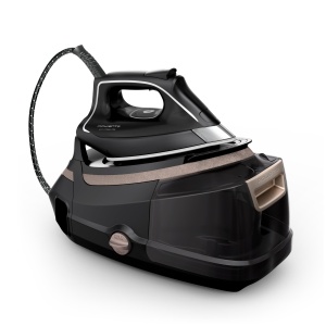 Generator de abur Rowenta Eco Steam Pro, 2800 wati, explozie de abur de 580 g/min, iesire continua de abur de 150 g/min, design ecologic, mod eco, 5 setari, negru/bej, DG9640F0 - Img 2