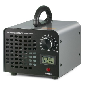 Generator de ozon VEVOR 36000mg/h Ozonizator 115W Purificator de aer 300m^2 Dispozitiv de ozon Renovarea cladirii Temporizator 0-120 minute Deodorizator Generator de ozon Indicator de umiditate Monitorizare inteligenta a climei interioare - Img 1