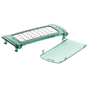 Genius Nicer Dicer Plus | 14 bucati | Feliator de fructe si legume | NOU, 26,5 x 9 x 13 cm, plastic, otel inoxidabil - Img 7