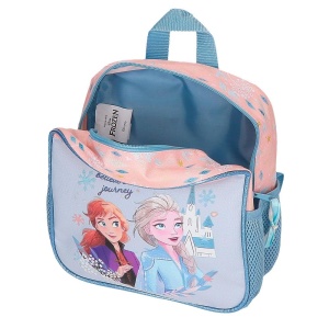 Genti Disney Jomma, Frozen Believe in The Journey, Rucsac pentru copii, Rucsac scolar, Poliester, Curele largi si reglabile, Buzunare si compartimente multiple., Albastru, Rucsac pentru gradinita - Img 4