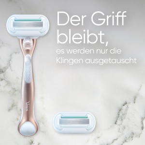 Gillette Venus Deluxe Smooth Sensitive Rosegold Rasier Damen 5 lame cu Aloe Vera - Img 6