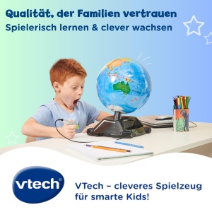 Glob Interactiv VTech cu Ecran si Stilou, 26 cm, 9000 Fapte - Img 8