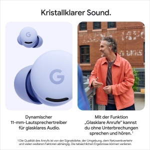 Google Pixel Buds 2a Casti Wireless Noise-Cancelling Hazel - Img 3