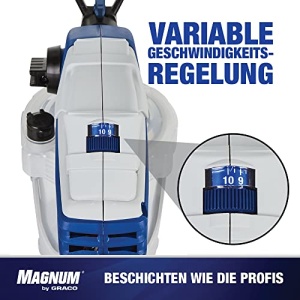 Graco Magnum by Graco 26D527 TrueCoat 360 cu viteza variabila, pulverizator portabil de vopsea fara aer cu cablu, produs UE, bricolaj, proiecte decorative mici (presiune maxima 138 bar) - Img 17