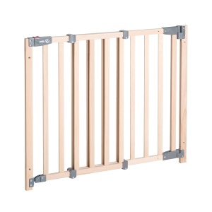 Gratar de siguranta pentru usi si scari roba Safety Up - Dimensiune ajustabila 70-118,5 cm - Lemn masiv