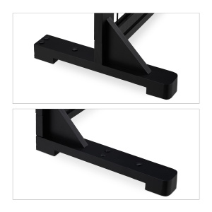 Gratar de siguranta Relaxdays, extensibil, 70-108 cm, negru - Img 6