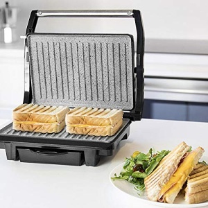 Gratar electric Cecotec Rockn Grill 1000 W, antiaderent, 25,4 x 17,5 cm, maner Cool-Touch - Img 2
