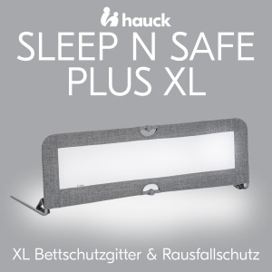 Gratar electric Hauck Sleep N Safe Plus XL, 150 x 50 x 44 cm, Faltabil, Melange Grey - Img 4