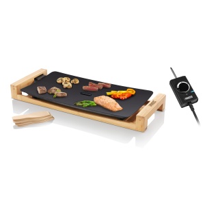 Gratar electric Princess 103026 Table Chef Pure Black, 50 x 25 cm, 2200W