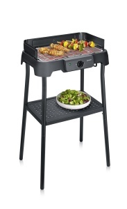 Gratar electric Severin PG 8596, 2000W, 39x23 cm, utilizare interiorexterior, negru - Img 3