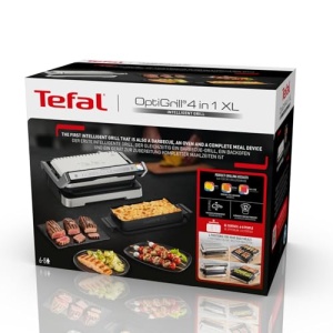 Gratar electric Tefal OptiGrill 4in1 XL GC784D10 12 programe functie cuptor antiaderent - Img 12