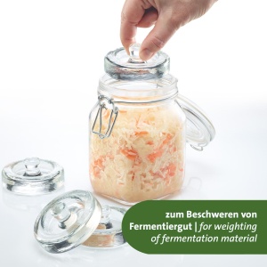 Greutati pentru fermentare Westmark, set de 4, din sticla, 8 cm - Img 4