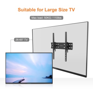 GRIFEMA TV TV TV Suport de perete pentru suport TV de 26-65 inch Suport TV extensibil rabatabil Universal de pana la 50 kg, max. VESA 400 x 400 mm, instalare usoara - Img 4