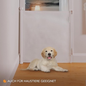 Grilaj de siguranta LIONELO THEA pentru copii si animale, 80 cm inaltime, extensibil 140 cm - Img 7