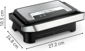 Grill Compact Tefal Inicio GC270D10, 1000 W, Design Elegant, Inox - Img 6