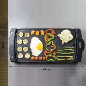 Grill electric Cecotec RockWater 2000 2150W Antiaderent Negru - Img 3
