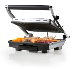 Grill electric DOMO Kontaktgrill 2000 W, cu termostat, din otel inoxidabil - Img 1