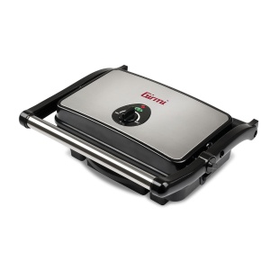 Grill electric Girmi BS11, 1500 W, placi antiaderente 27x17 cm, negru